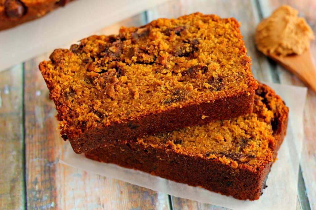 Pumpkin Peanut Butter Spice Bread - Pumpkin 'N Spice