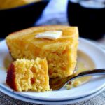 This Skillet Buttermilk Cornbread is soft, moist, and contains a buttery crust, perfect for munching on for breakfast or dinner.