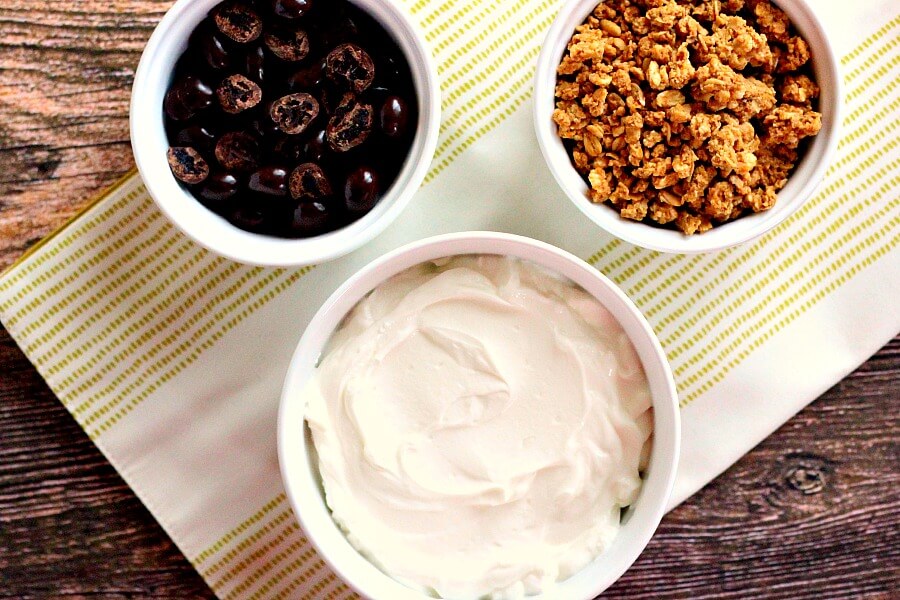 Cherry Vanilla Yogurt Parfait Pumpkin 'N Spice