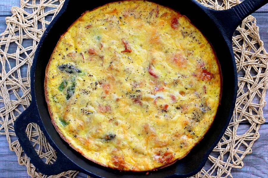 Asparagus and Bacon Frittata Pumpkin 'N Spice
