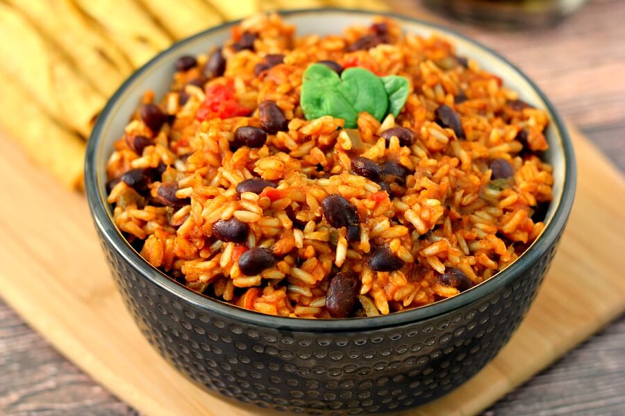 bowl of Mexican rice 