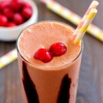 This Chocolate Covered Cherry Smoothie combines frozen cherries, creamy yogurt, and a hint of chocolate that serves as the perfect breakfast, mid-morning snack, or post workout treat!