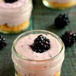 This No-Bake Blackberry Cheesecake is creamy, flavorful, and easy to whip up!