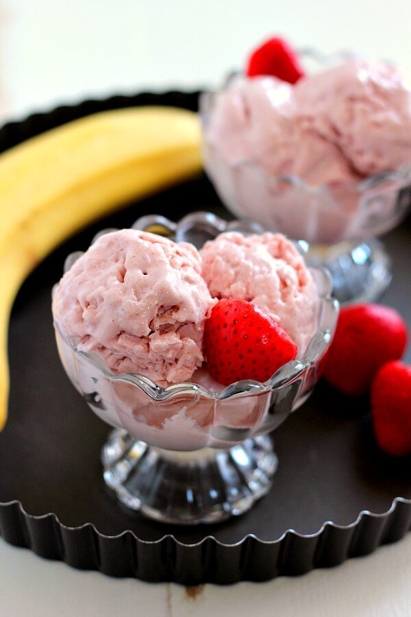 Strawberry Banana Frozen Yogurt Pumpkin 'N Spice