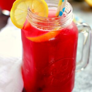 This Blueberry Lemonade is sweet, tangy, and made with fresh blueberries and ripe lemons. It's the perfect way to cool down on a hot summer day!