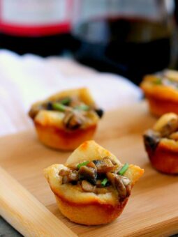 Filled with fresh mushrooms, Parmesan cheese, and a sprinkling of spices, these Parmesan Mushroom Bites are packed with flavor and make the perfect treat for any occasion!