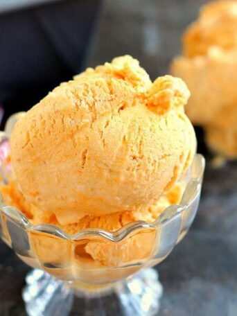 This Pumpkin Caramel Ice Cream is a no-churn recipe and is filled with a smooth pumpkin flavor. It's creamy, swirled with caramel, and so easy to make. If you like pumpkin, then this frozen treat was made for you!