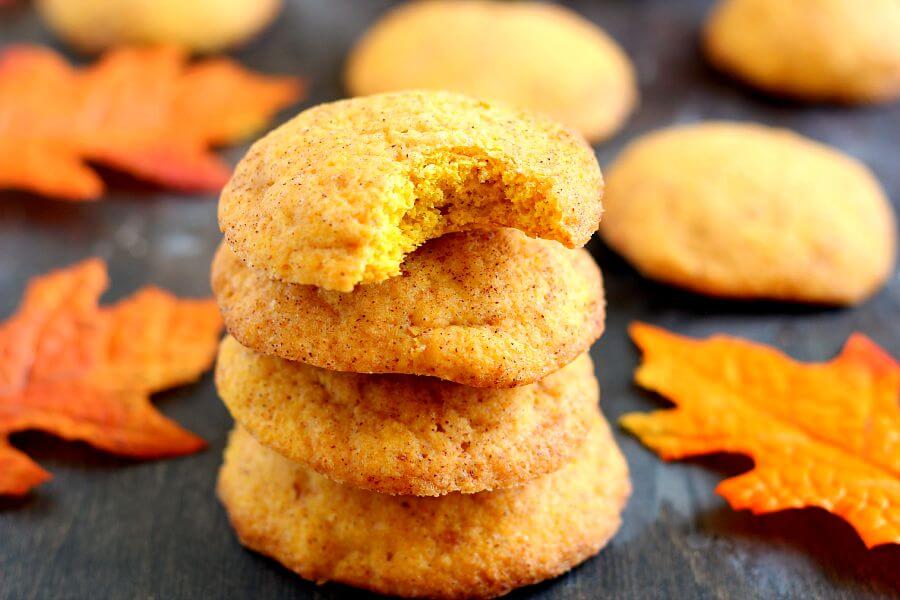 Soft, thick, and bursting with cinnamon and sugar, these Pumpkin-Doodle Cookies are full of pumpkin flavor. They're easy to make and the perfect fall treat to satisfy your pumpkin and cinnamon cravings!