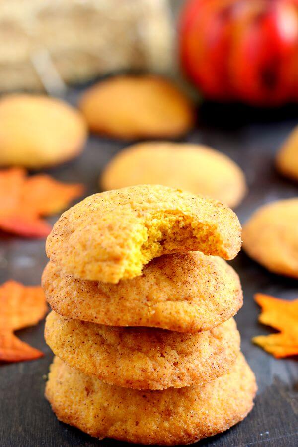 Soft, thick, and bursting with pumpkin pie spice and sugar, these Pumpkin-Doodle Cookies are full of pumpkin flavor. They're easy to make and the perfect fall treat to satisfy your pumpkin and cinnamon cravings! #pumpkinrecipe #pumpkincookies #pumpkindessert #pumpkinsnickerdoodle #snickerdoodlecookies #snickerdoodlerecipe #fallrecipe #falldessert #dessert #cookies