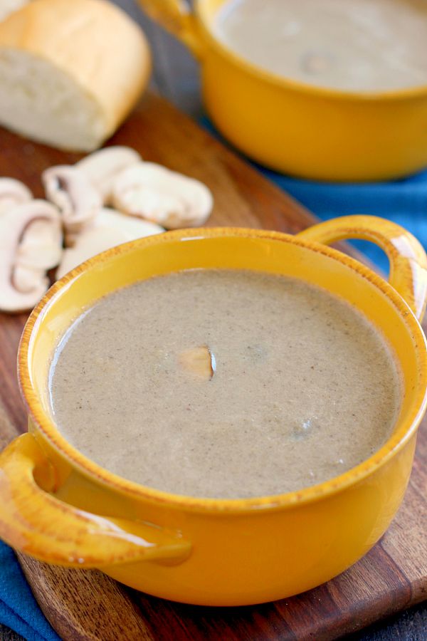 This Easy Cream of Mushroom Soup is packed with fresh mushrooms and bursting with flavor. It's thick, creamy, and healthier than the store-bought kind. Once you try this version, you'll be making it all season long! 