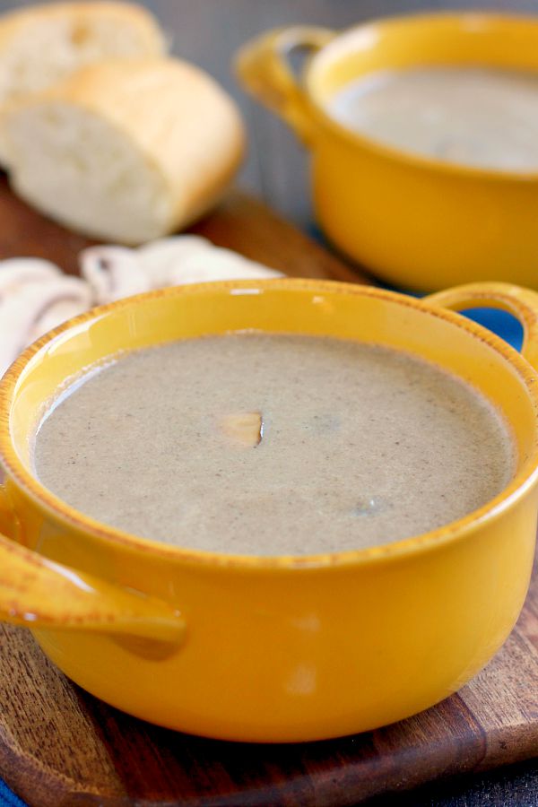 This Easy Cream of Mushroom Soup is packed with fresh mushrooms and bursting with flavor. It's thick, creamy, and healthier than the store-bought kind. Once you try this version, you'll be making it all season long! 