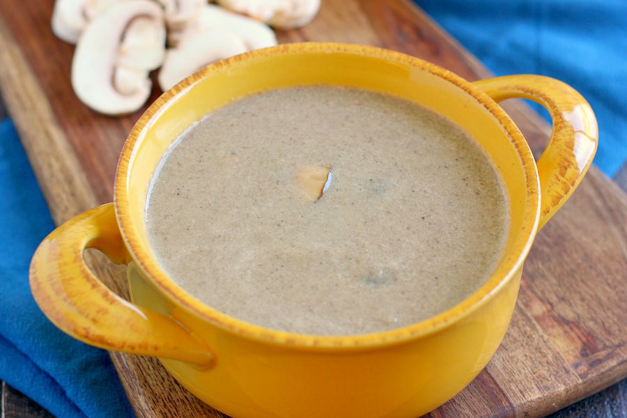 This Easy Cream of Mushroom Soup is packed with fresh mushrooms and bursting with flavor. It's thick, creamy, and healthier than the store-bought kind. Once you try this version, you'll be making it all season long! 