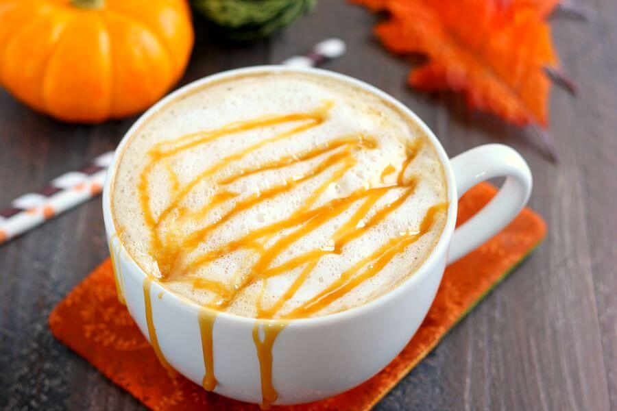 This Salted Caramel Latte is filled with warm flavors and is the perfect drink for when you need your coffee fix. It's easy to whip up and has a fraction of the calories that are found in coffee shop drinks!