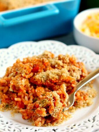 This Unstuffed Pepper Bake features the classic ingredients of stuffed peppers, but in casserole form. Jam-packed with ground beef, green peppers, rice, and spices, this dish take just 30 minutes from start to finish!