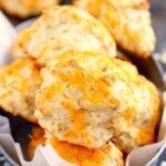 These Cheddar Rosemary Biscuits are soft, flaky, and bursting with flavor. The fresh cheddar cheese and rosemary gives these biscuits the perfect amount of zest. And best of all, it's ready in less than 20 minutes!