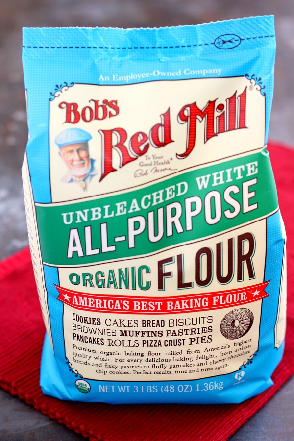 A bag of Bob's Red Mill All Purpose Flour