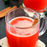 This Spiced Cherry Cider is filled with sweet apple cider and spiced with cinnamon and cherry gelatin. It's simmered until the flavors are blended together and makes the perfect drink for when you need a little warming up!