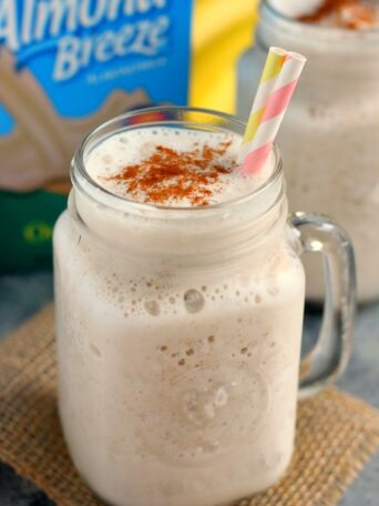This Banana Bread Smoothie is thick, creamy, and full of nutritious ingredients. It takes just minutes to whip up and tastes like the classic bread, in drink form!