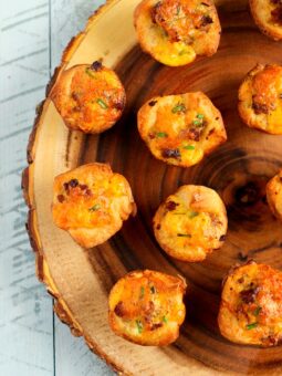 These Mini Sausage Quiches make a delicious, savory dish for your next breakfast or brunch. Filled with zesty sausage, mozzarella cheese and eggs, this recipe is perfect to satisfy your breakfast cravings!
