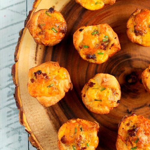 Mini Sausage Quiches Pumpkin 'N Spice