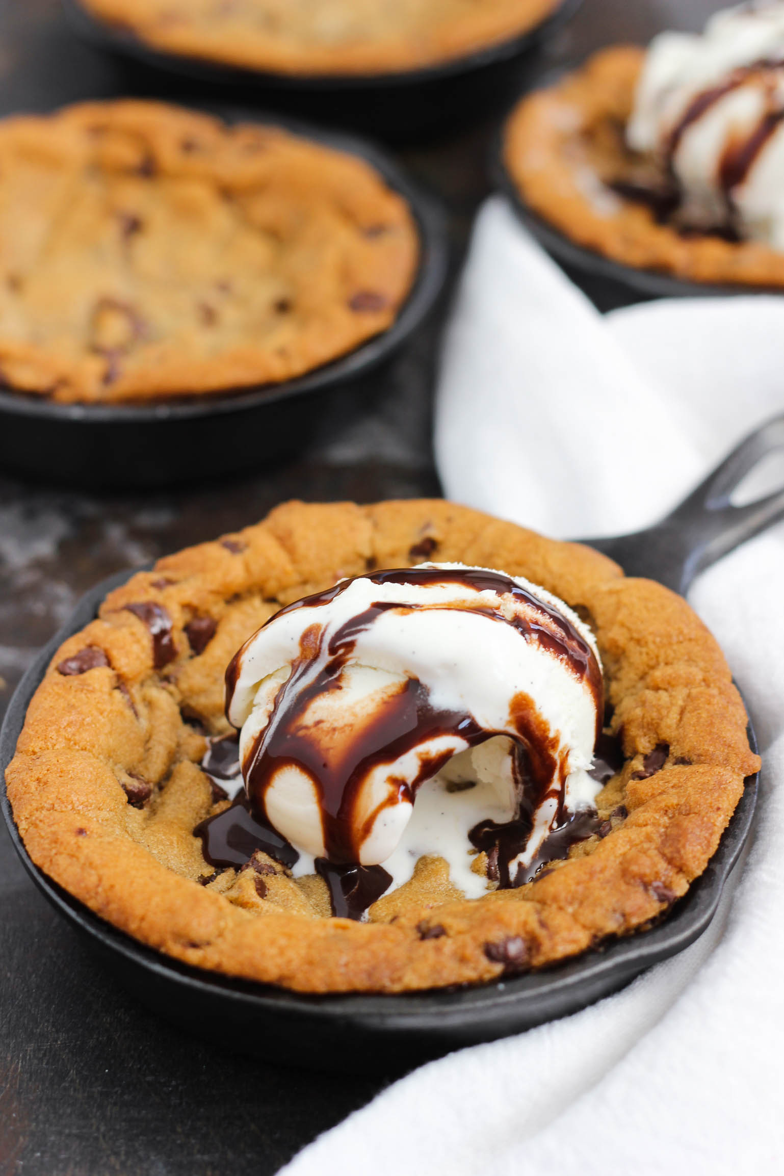 Mini Cast Iron Skillet Cookies (with Premade Dough