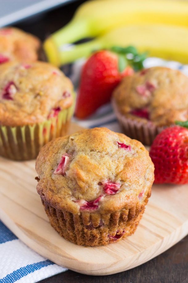 Strawberry Banana Muffins Pumpkin 'N Spice