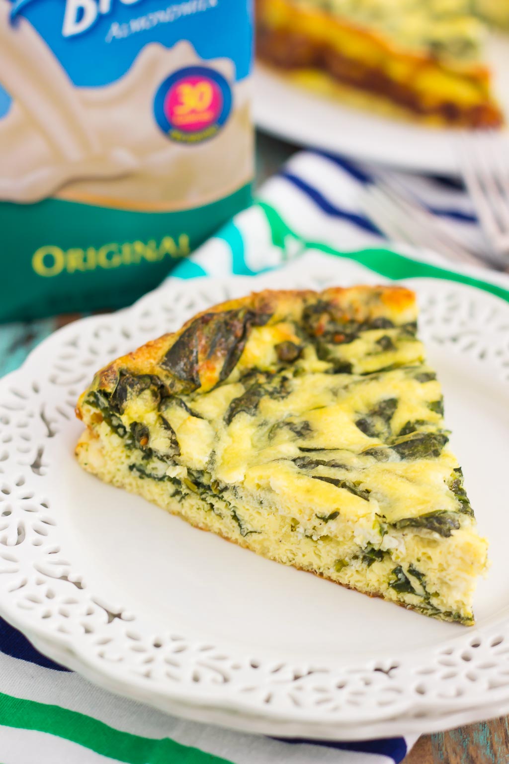 Spinach and Feta Frittata - Pumpkin 'N Spice