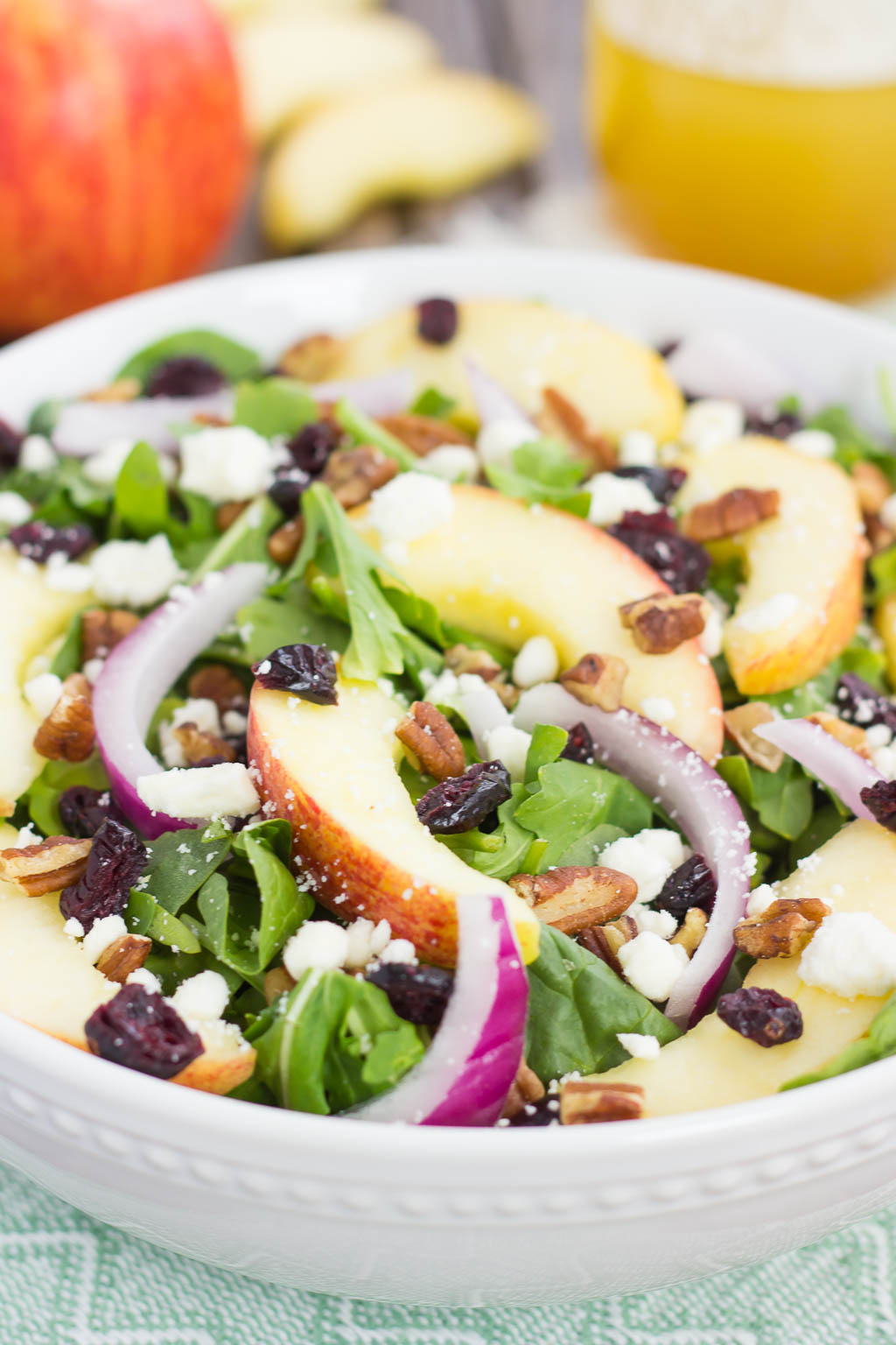 Pecan Apple Cranberry Salad (+ Simple Vinaigrette) Pumpkin 'N Spice