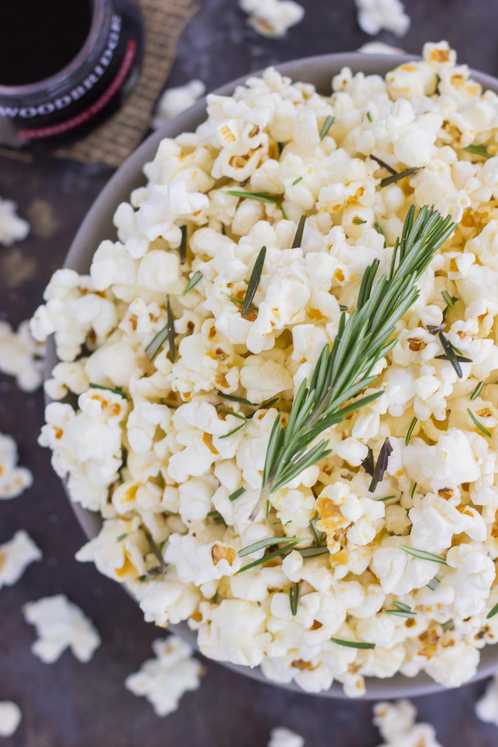 Rosemary Garlic Popcorn Pumpkin 'N Spice