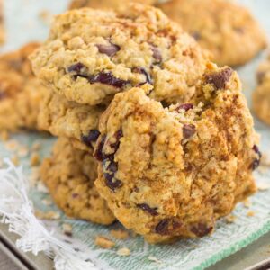 cookies in a pile with a bit taken out