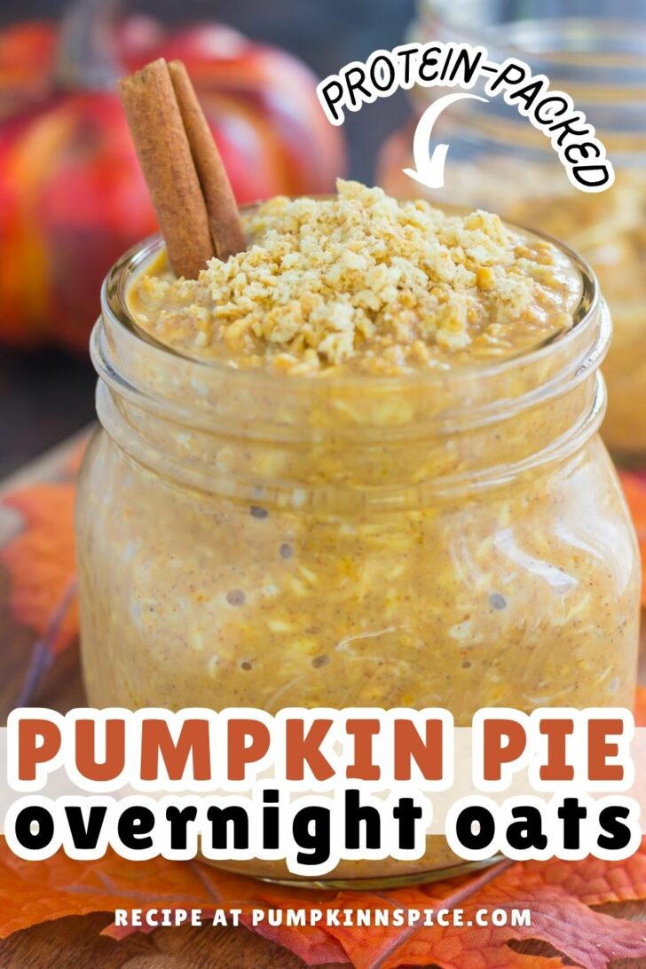 Pinterest pins for pumpkin pie overnight oats