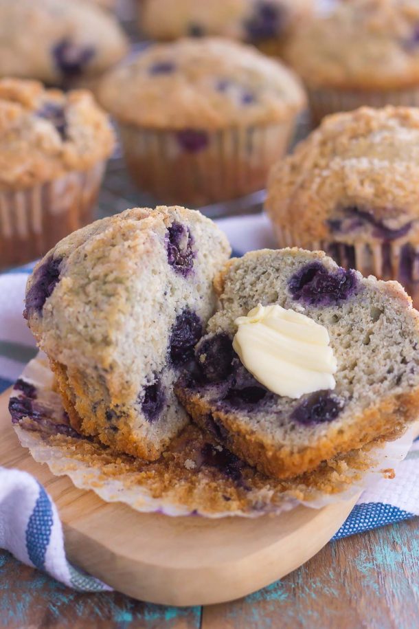 Bakery Style Blueberry Muffins Pumpkin 'N Spice