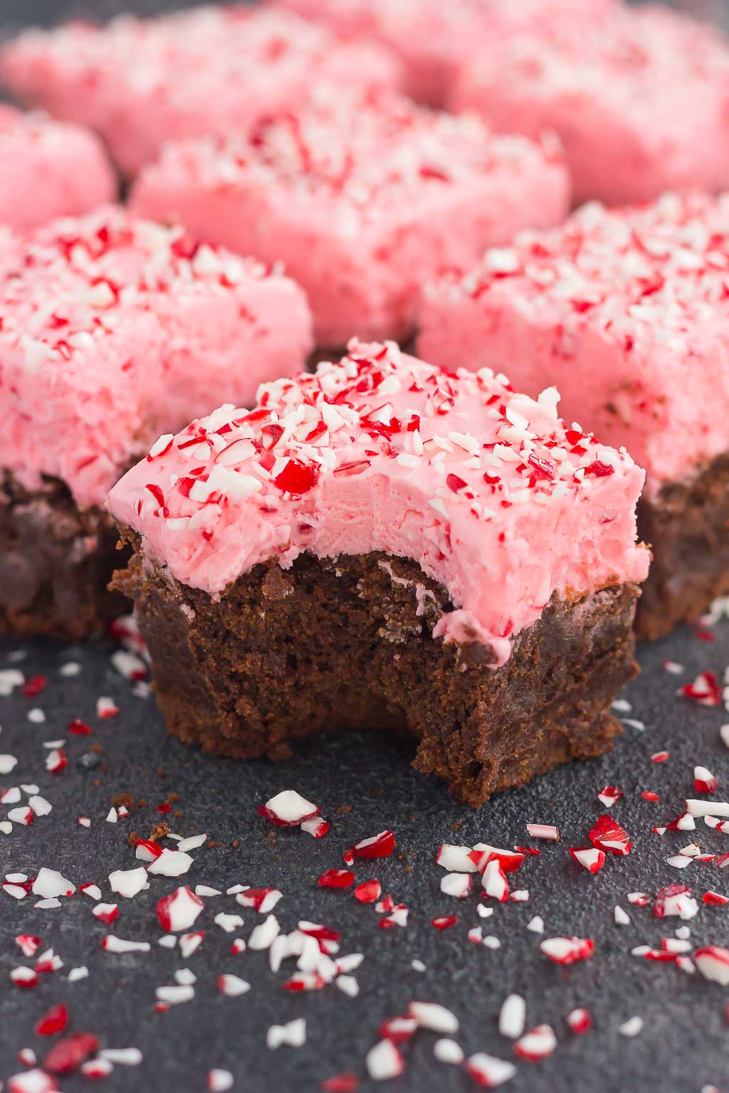 The Best Frosted Peppermint Brownies Pumpkin 'N Spice