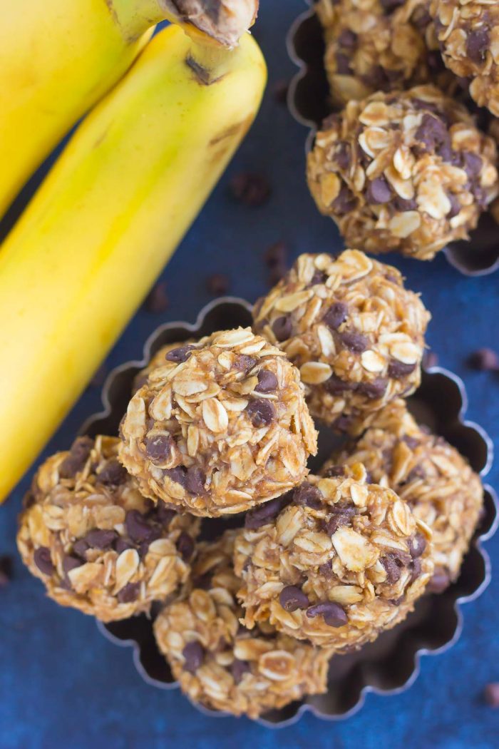 Peanut Butter Banana NoBake Energy Bites Pumpkin 'N Spice