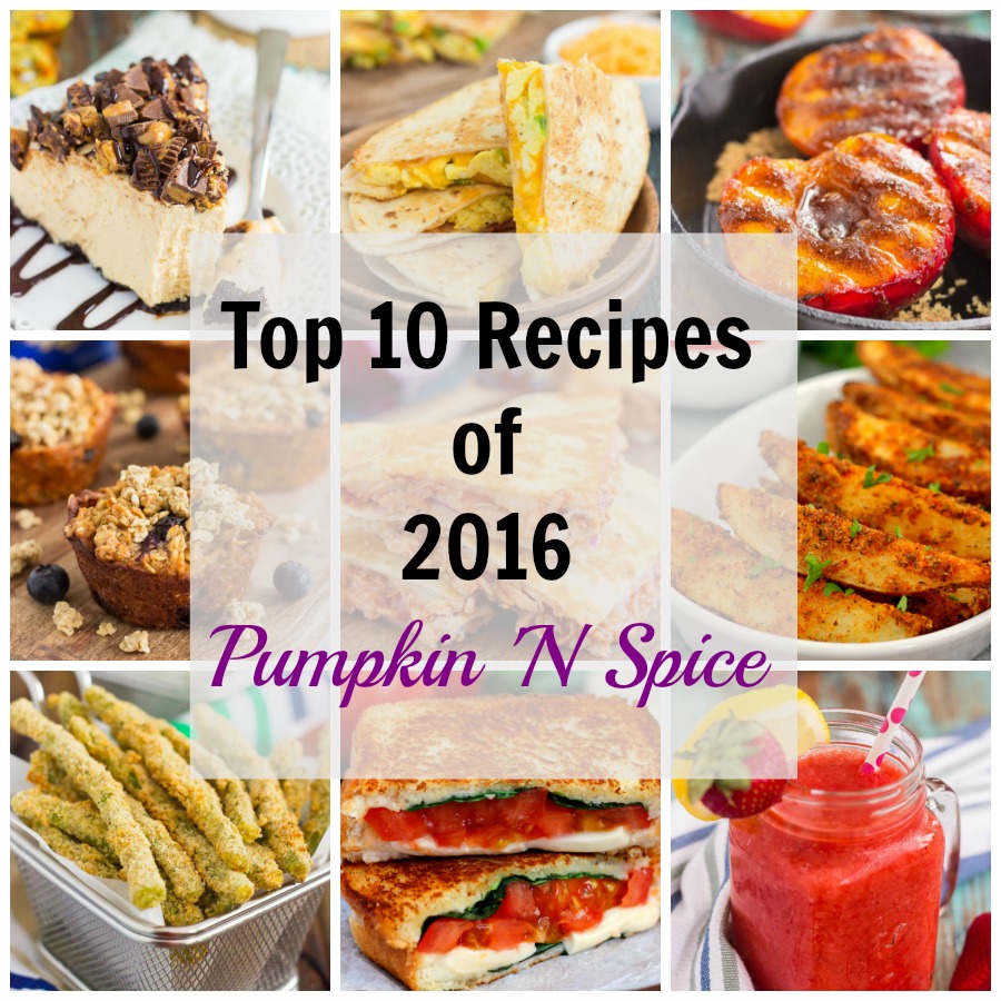 Top 10 Recipes of 2016