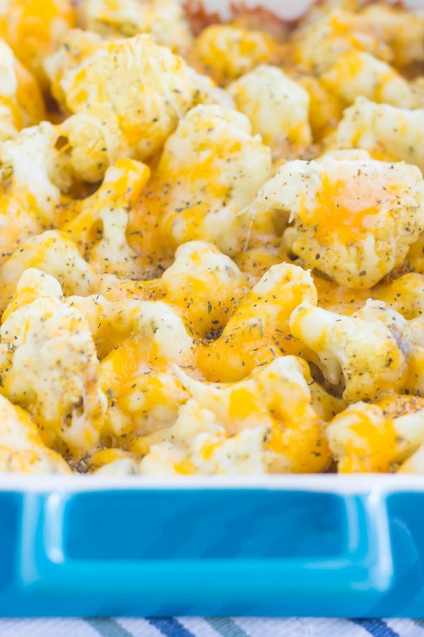 Baked Cheesy Cauliflower Pumpkin 'N Spice