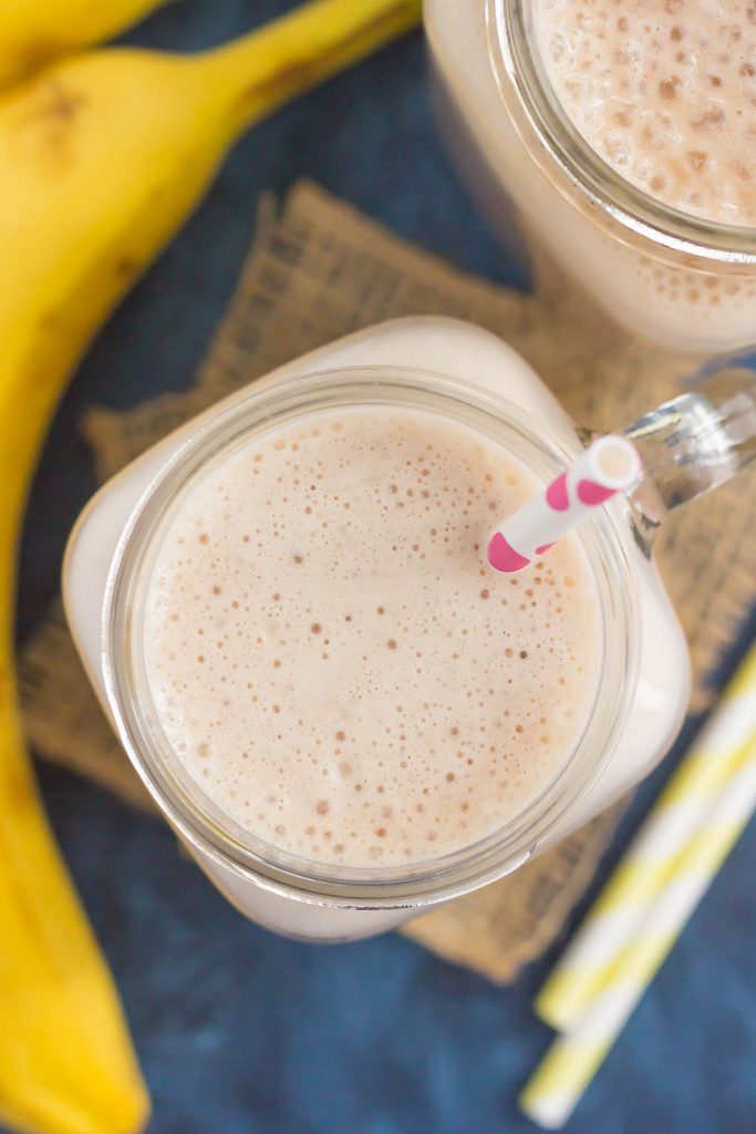 This Cherry Banana Pudding Smoothie is a sweet and simple way to serve as your breakfast or dessert. Packed with tart cherries, fresh bananas, vanilla pudding mix and milk, this creamy and oh-so dreamy drink is packed with flavor and will satisfy your sweet tooth!