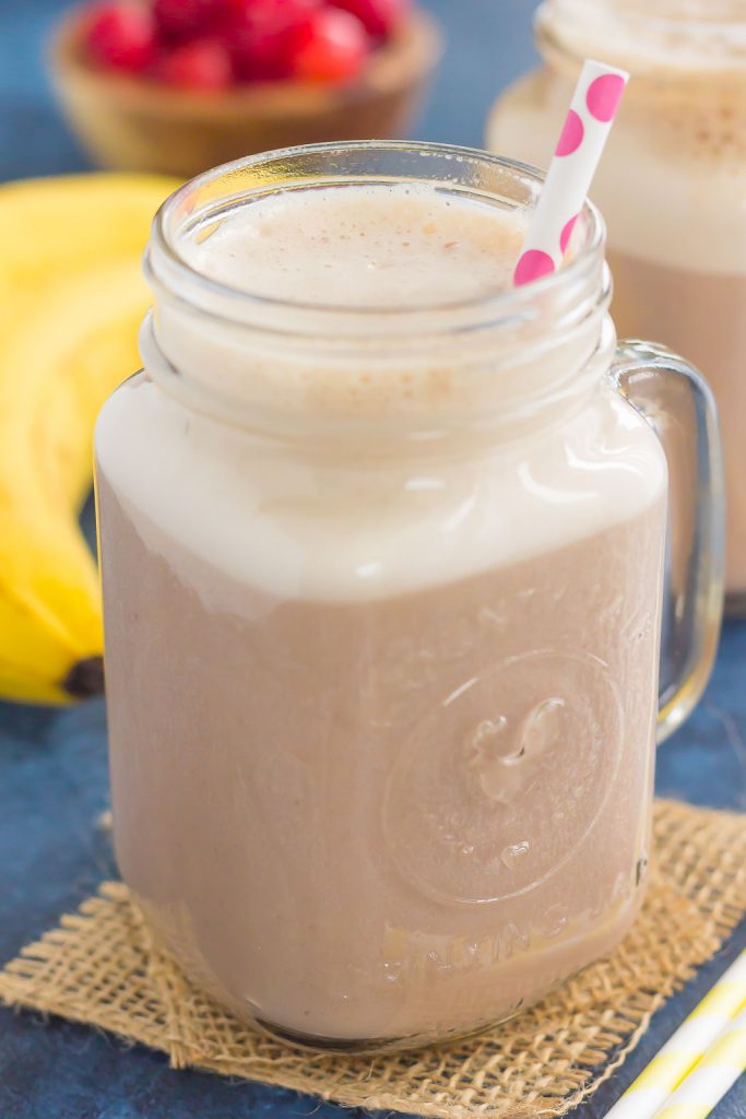 This Cherry Banana Pudding Smoothie is a sweet and simple way to serve as your breakfast or dessert. Packed with tart cherries, fresh bananas, vanilla pudding mix and milk, this creamy and oh-so dreamy drink is packed with flavor and will satisfy your sweet tooth!