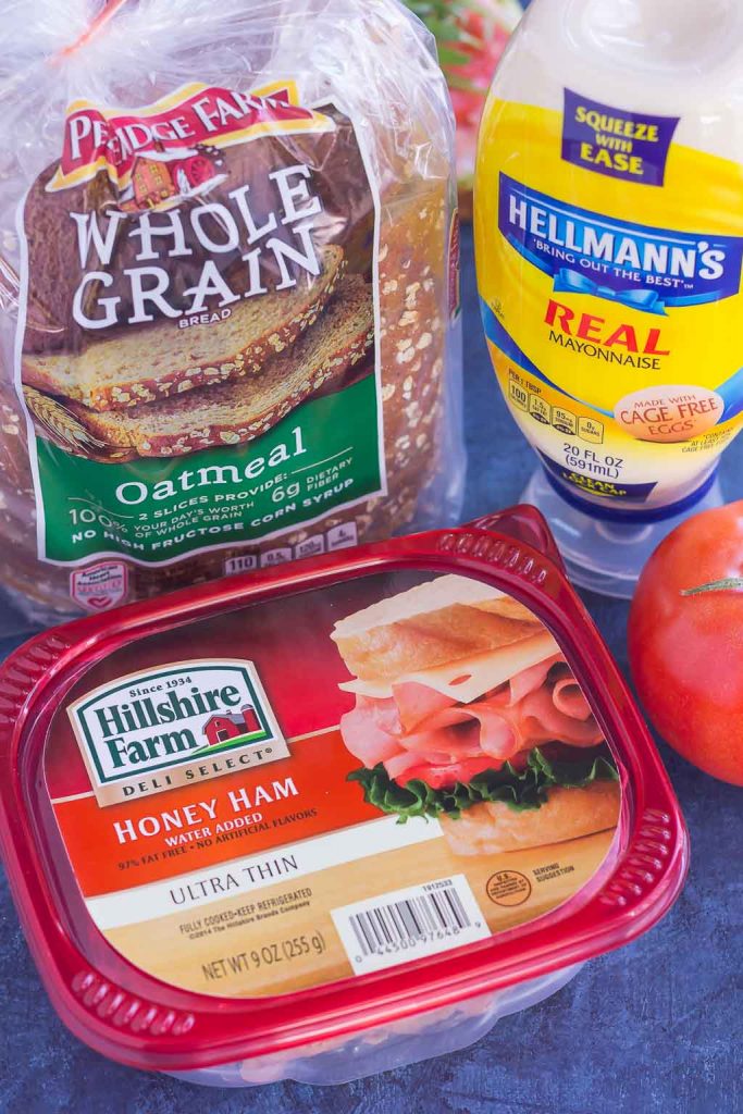 Ham and Avocado OpenFaced Sandwich Pumpkin 'N Spice