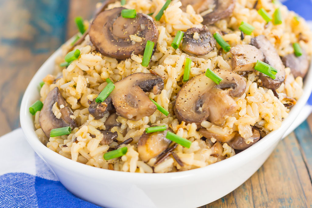 Mushroom Wild Rice Pilaf Pumpkin 'N Spice