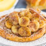 french toast with caramelized bananas
