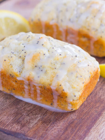 These Mini Lemon Poppy Seed Loaves are light, moist, and full of lemon flavor. Perfect for the summer and to give as a home-made gift for that special someone!