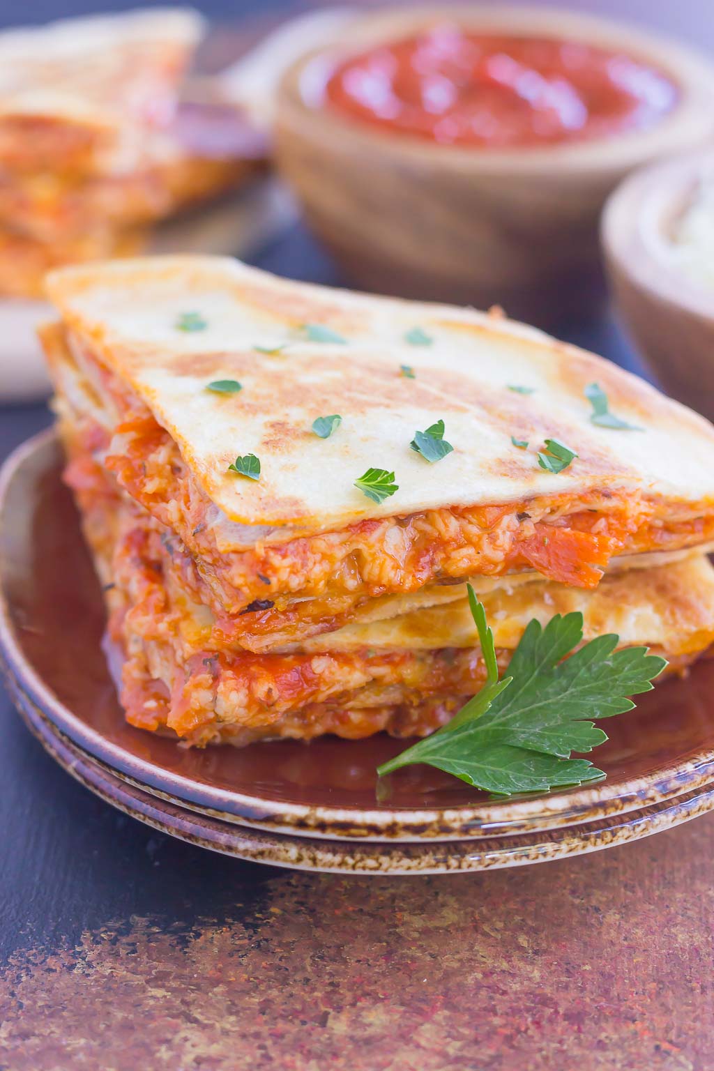Perfect for a Friday night or anytime that want a quick meal, these Easy Pizza Quesadillas are sure to become a regular on your meal rotation!