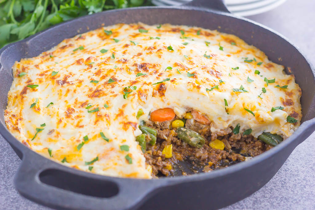 Simple Shepherd's Pie Recipe (in a Skillet!) Pumpkin 'N