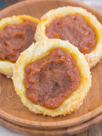 These Easy Pumpkin Danish are filled with a sweet pumpkin mixture that's swirled with cinnamon and brown sugar. Made from a puff pastry base and simple ingredients, you can have this easy breakfast or dessert ready in less than 30 minutes!