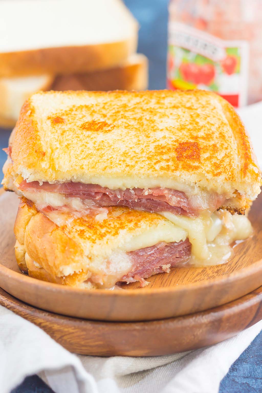 Prosciuttous Maximus Taleggio Grilled Cheese with Prosciutto and