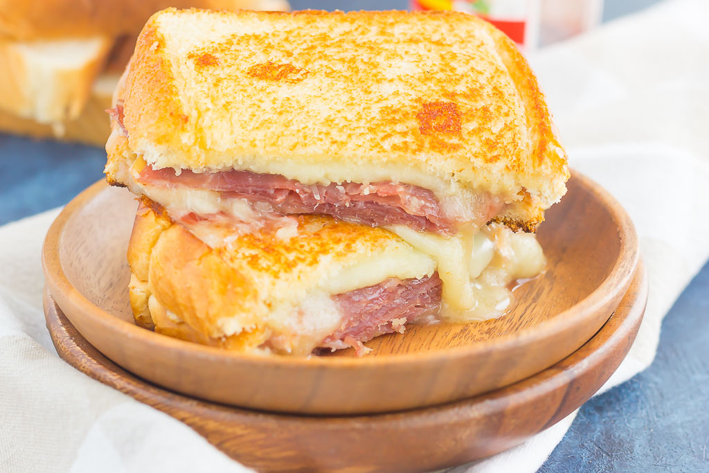 Grilled Cheese with Prosciutto Panini