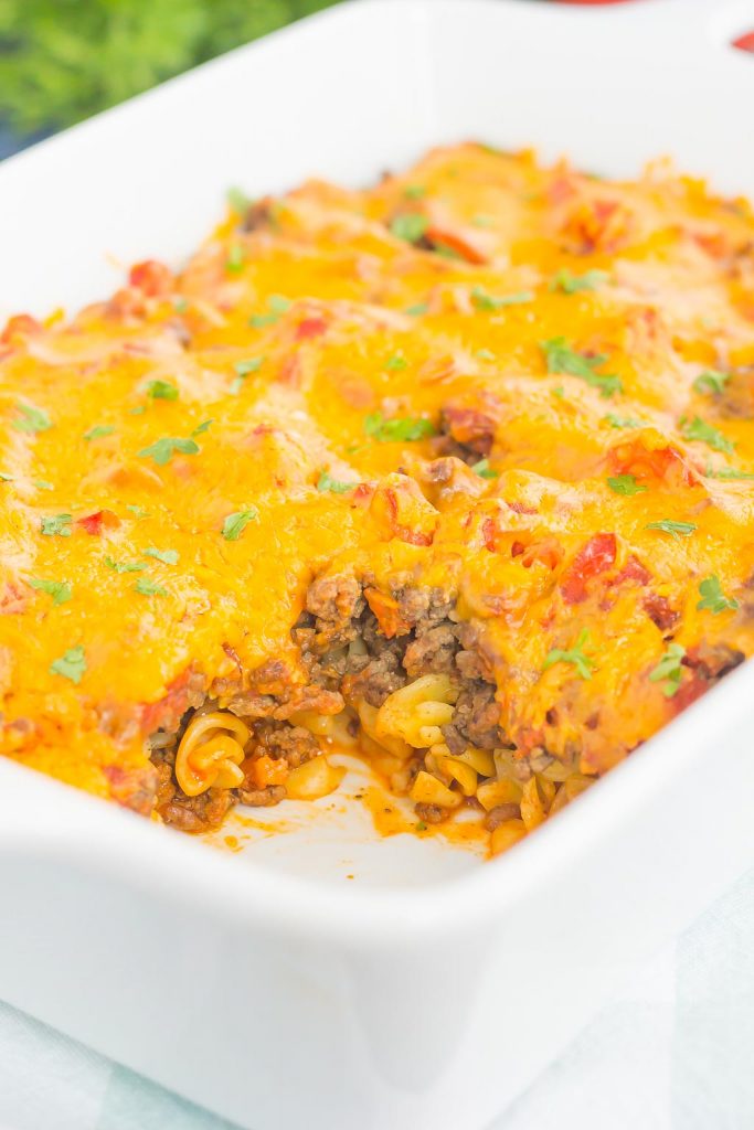 Easy Cheeseburger Casserole Recipe Pumpkin 'N Spice