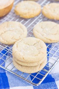 chai cookies on a wire cooling wrack