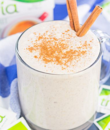 These Chai Spiced Overnight Oats are a simple, make-ahead breakfast that's perfect for busy mornings. Hearty oats, Greek yogurt, and a sprinkling of cozy spices and sweetness give these overnight oats a delicious taste and texture that's sure to keep you going all morning long!